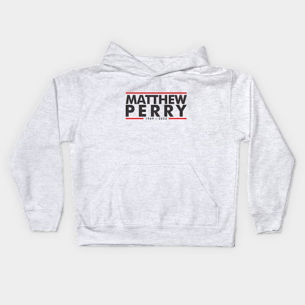 Tribute to Matthew Perry Kids Hoodie by TyBen